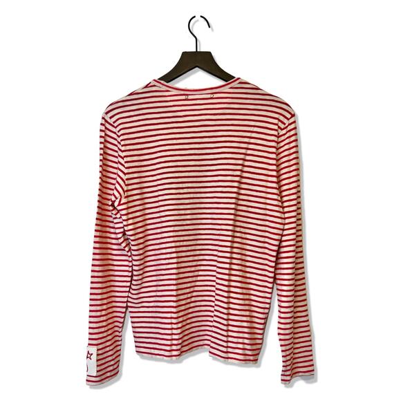 Golden Goose Red Stripe Shirt, Size XL - Picture 2 of 7